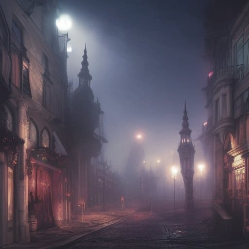 An eerie, empty street that it new yet familiar